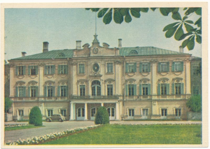 Postkaart. Tallinna vaade. Kadrioru loss. 1955.