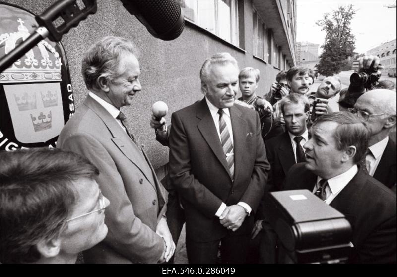 Rootsi saatkonna avamine.