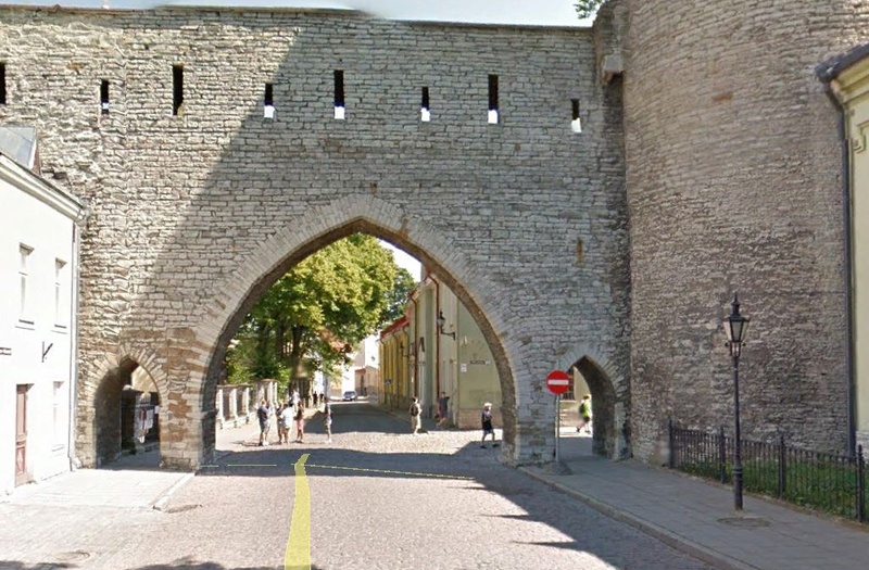 Fotopostkaart. Tallinna vaade. Nooruse (Suur-Kloostri) tänav. 1960. Foto: E. Fridrihsons rephoto