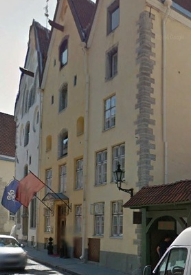 Fotopostkaart. Tallinna vaade. Pikk tänav Kolm õde. Foto: P. Talvre rephoto