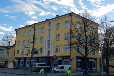 Korterelamu Pelgulinnas Rohu 3, vaade hoonele rephoto