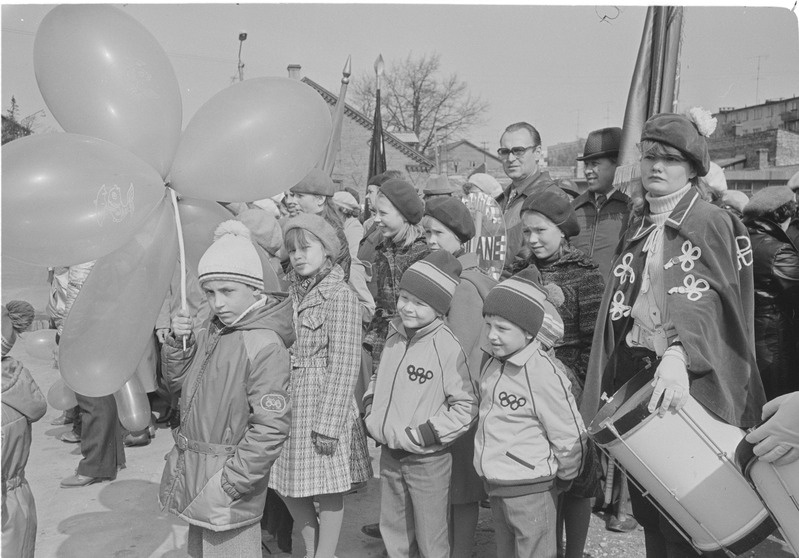 Rakvere. 1. mai demonstratsioon Turu platsil