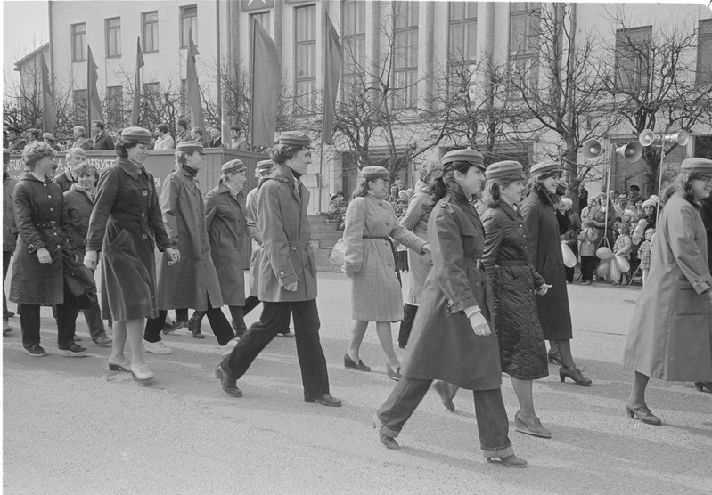 Rakvere. 1. mai demonstratsioon Turu platsil