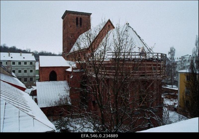 Tartu Jaani kiriku restaureerimine.  similar photo