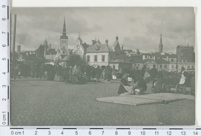 Tallinn, Uus Turg, 1909  duplicate photo