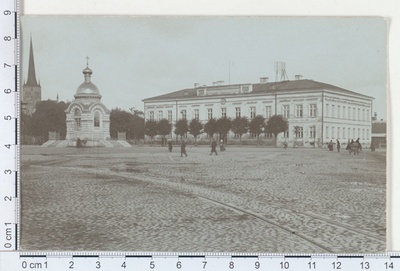 Tallinn, vene turu kabel ja Aleksandri Gümnaasium 1909  duplicate photo