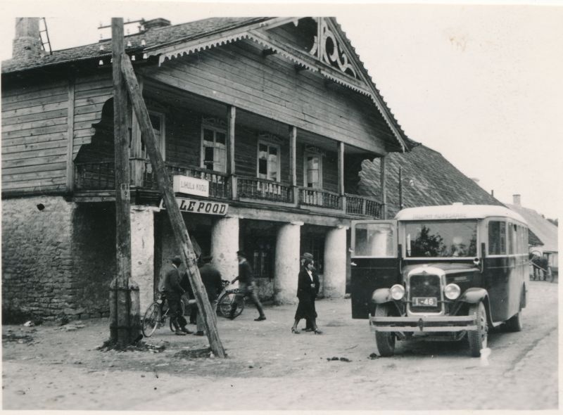 Photo. Lihula, Tallinn highway. About the 20th century 30th.
