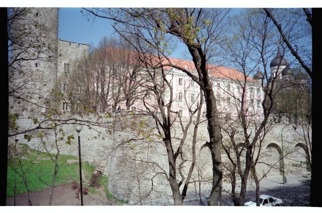Vaade Lindamäelt Toompea lossile Tallinnas