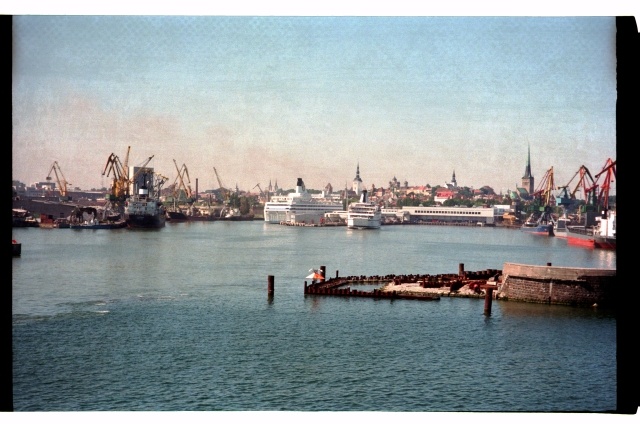 Tallinna sadam, vaade merelt linnale