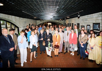 Eesti poliitiku Tunne Kelami fotonäituse "Eesti tee vabadusele" avamine Eesti rahvusraamatukogus.  similar photo