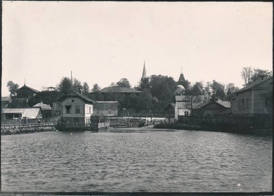 Tartu linnavaade. Meltsiveski tiik. 1912.a.  duplicate photo