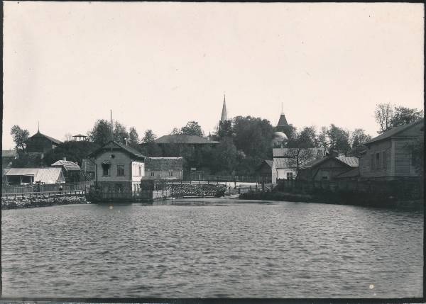 Tartu linnavaade. Meltsiveski tiik. 1912.a.