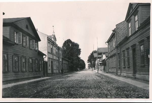 Tartu linnavaade. Tiigi tn. 20. sajandi algus.