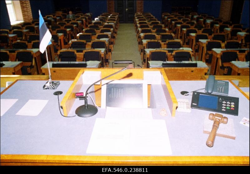 Riigikogu saal.