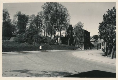 V. Kingissepa t (Jakobi t), vaade Baeri t nurgalt. Tartu, 1957.  duplicate photo