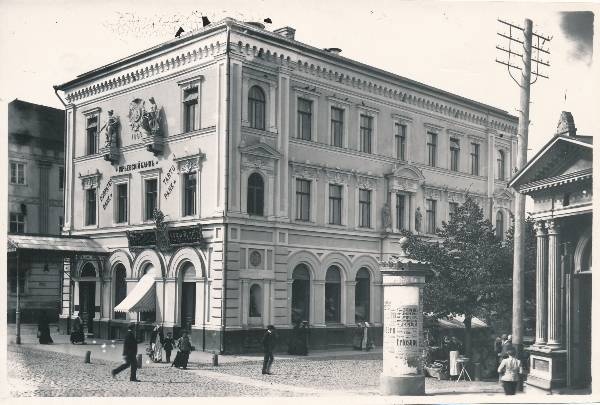 Tartu linnavaade. Tartu pank Suurturul. 1912.a.