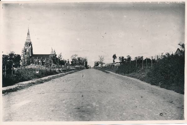 Tartu linnavaade. Peetri tn varemed. 14.08.1946.a.