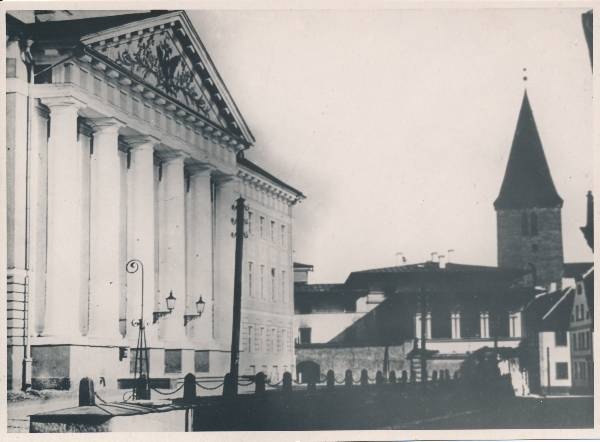 Tartu linnavaade. Tartu Ülikooli peahoone. 1905.a.
