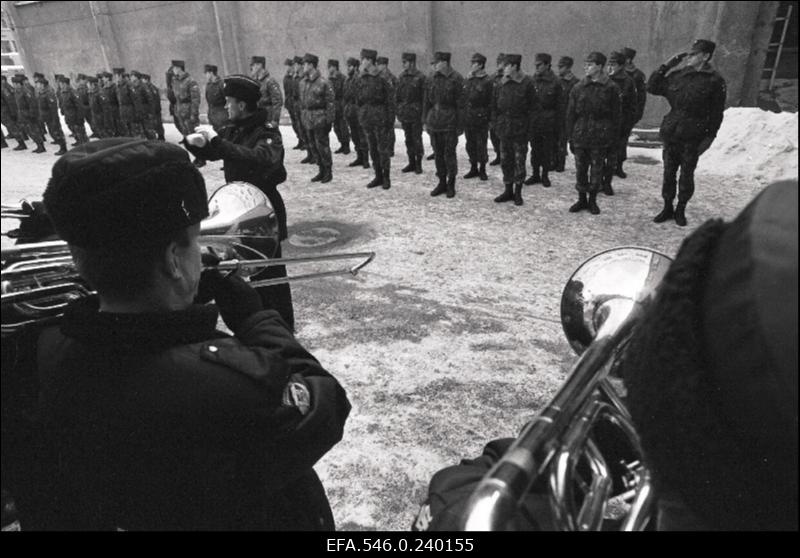 Piirivalve. Piirikaitsja vande andmine.