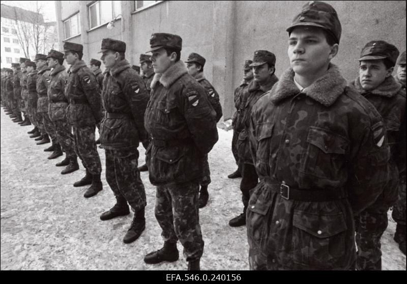 Piirivalve. Piirikaitsja vande andmine.