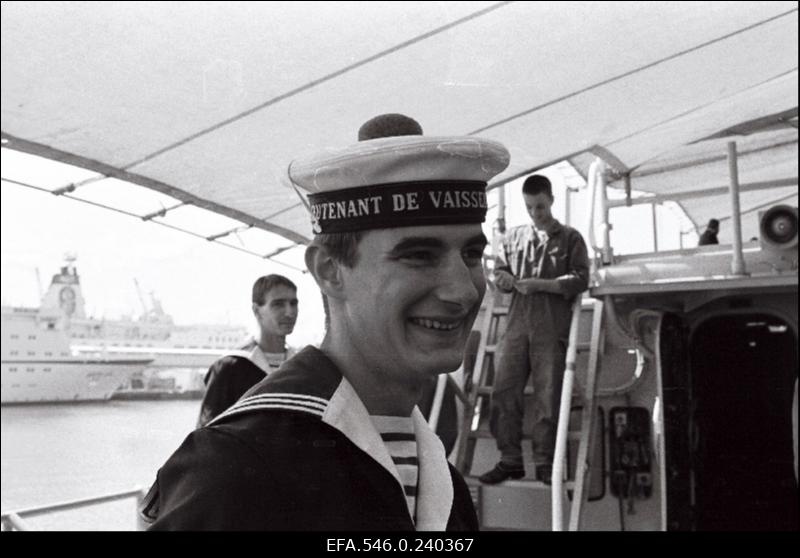 Suurbritannia sõjalaeva Lieutenant De Vaisseau Le Henaff külaskäik Eestisse.