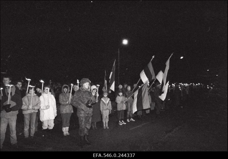 Eesti Vabariigi 75. aastapäeva tähistamine.