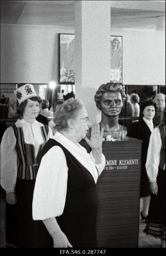 V. Klementi büsti avamine (Klementi ÕTK).