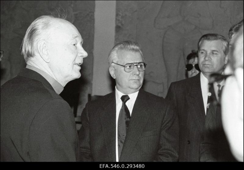 Ukraina presidendi Leonid Kravtšuki visiit Eestisse.