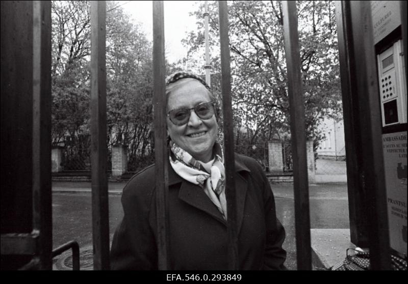 Eesti keeleteadlane ja esseist Fanny de Sivers (Isak).