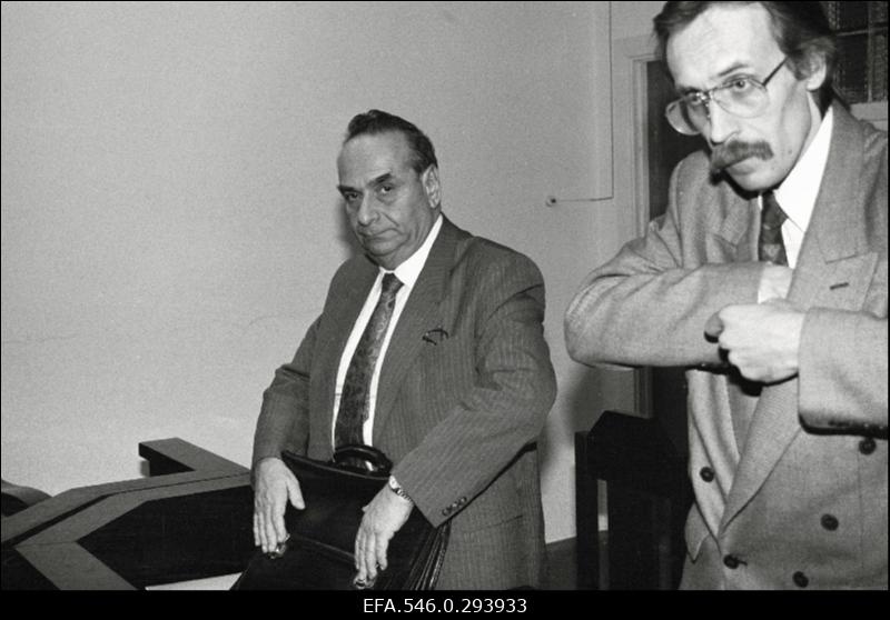 Kohtuistung Läänemaa Vabatahtlike Jäägerkompanii ülema Asso Kommeri üle.