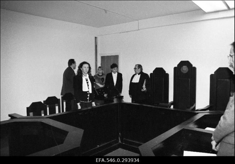 Kohtuistung Läänemaa Vabatahtlike Jäägerkompanii ülema Asso Kommeri üle.