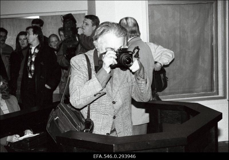 Kohtuistung Läänemaa Vabatahtlike Jäägerkompanii ülema Asso Kommeri üle.