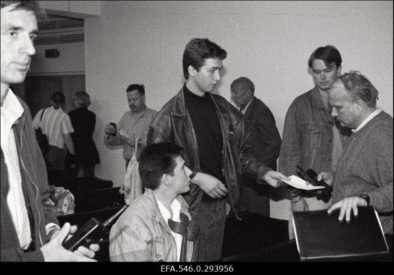 Kohtuistung Läänemaa Vabatahtlike Jäägerkompanii ülema Asso Kommeri üle.