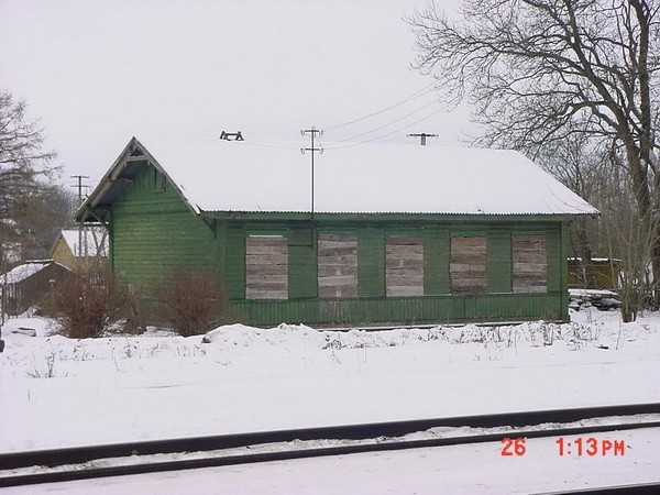 Support building of Lehtse Railway Station 1 Lääne-Viru County Tapa vald Lehtse alevik