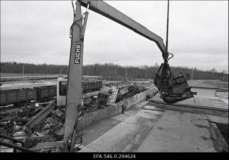 Vanametalli sorteerimine RAS Eesti Metalliekspordi poolt.