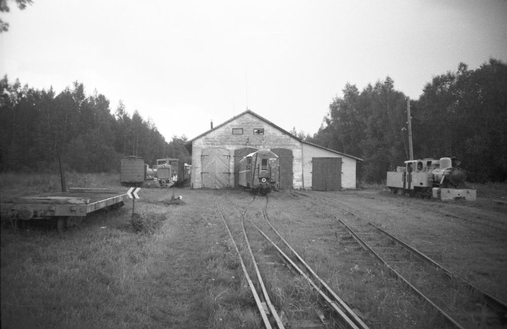 Lavassaare raudteemuuseumi haruteed, veerem ja depoo