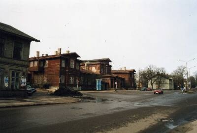 Vaksali tänav, Tartu raudteejaam, 2004.