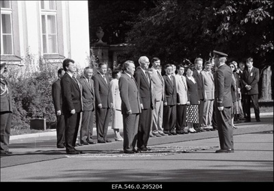 Kasahhi president Nursultan Nazarbajev riigivisiidil Eestisse.  duplicate photo