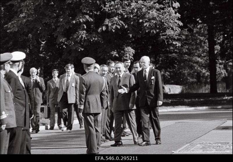 Kasahhi president Nursultan Nazarbajev riigivisiidil Eestisse.