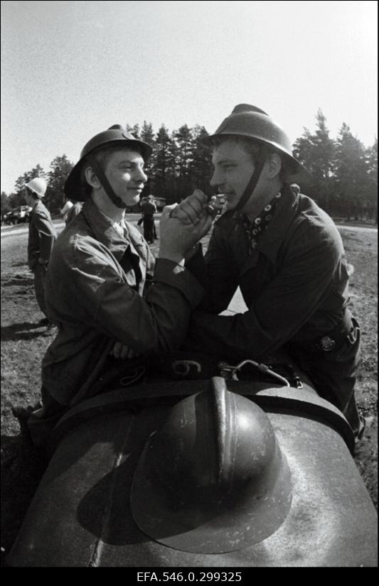 Tuletõrjeõppus Haapsalus.