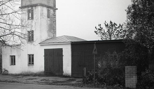 Fire department building in Orissaare