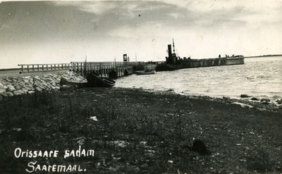 Orissaare sadam, vaade kaldalt sadamakaile  duplicate photo