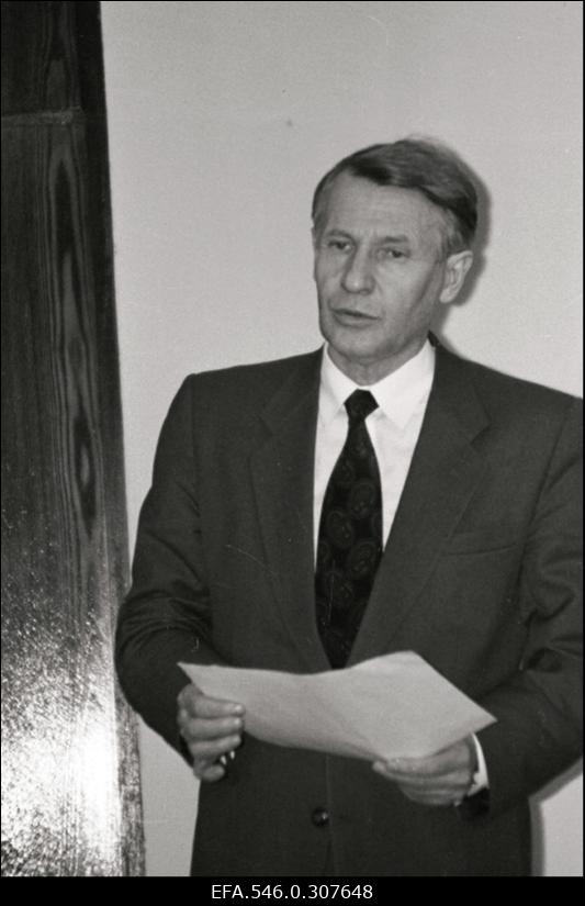 EV Ülemnõukogu saadik Jüri Kraft.