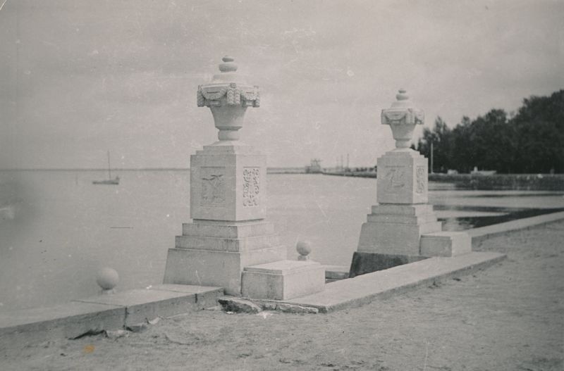 Foto. Roman Haavamägi rannatrepistik II, 1932.