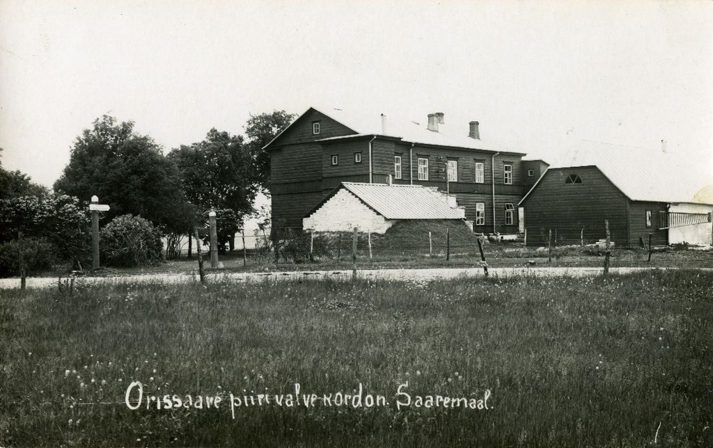 Orissaare piirivalvekordon Saaremaal