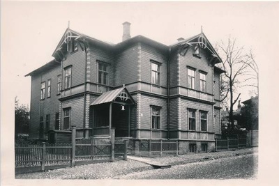Konvendihoone. Verein studierender Pharmazeuten, Lille t. Tartu, 1912.  duplicate photo