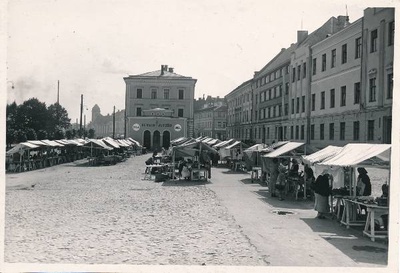 Tartu linnavaade. Lihaturg. 1937.a.  duplicate photo