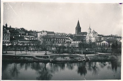 Tartu linnavaade. Emajõgi. 20. sajandi algus.  duplicate photo