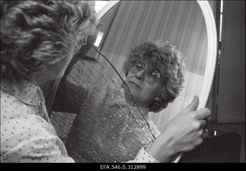 Ajalehe "Rahva Hääl" toimetaja Valve Raudnask.