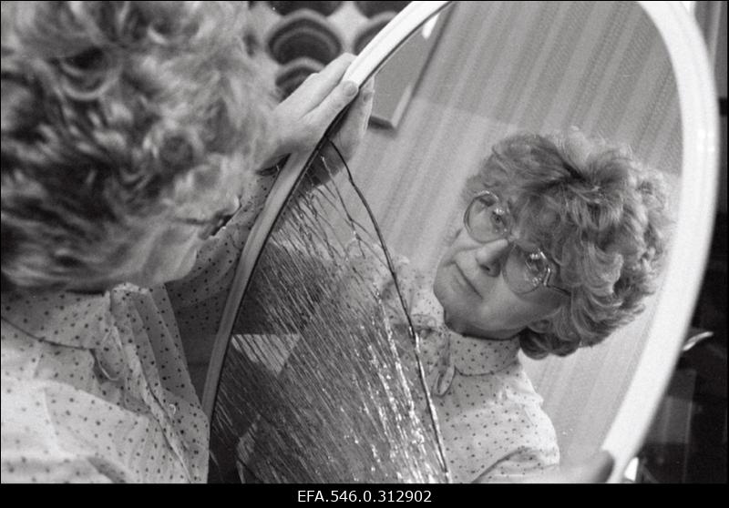 Ajalehe "Rahva Hääl" toimetaja Valve Raudnask.